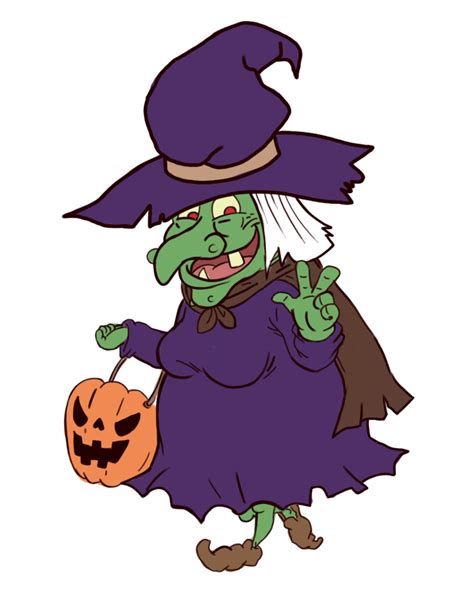 Cackles and Cauldrons: The Delightful World of Witch Cartoon Designs for Halloween